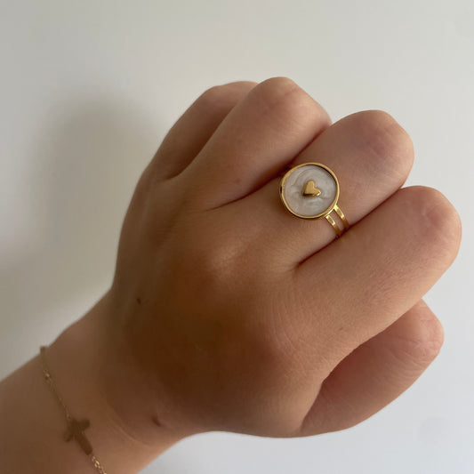 White love ring