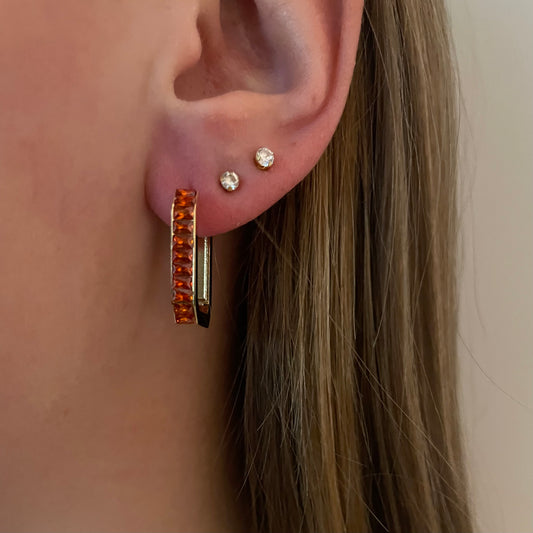 Florentine earrings - orange