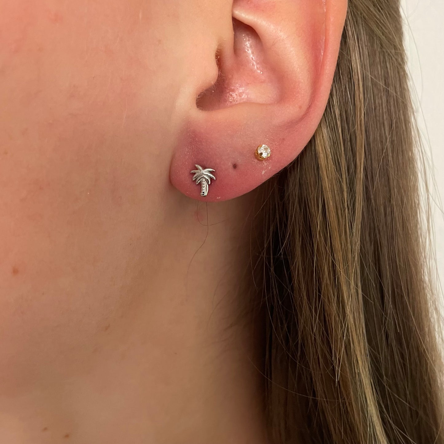 Palma earstuds - silver