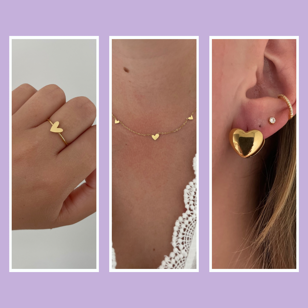 Triple hearts set