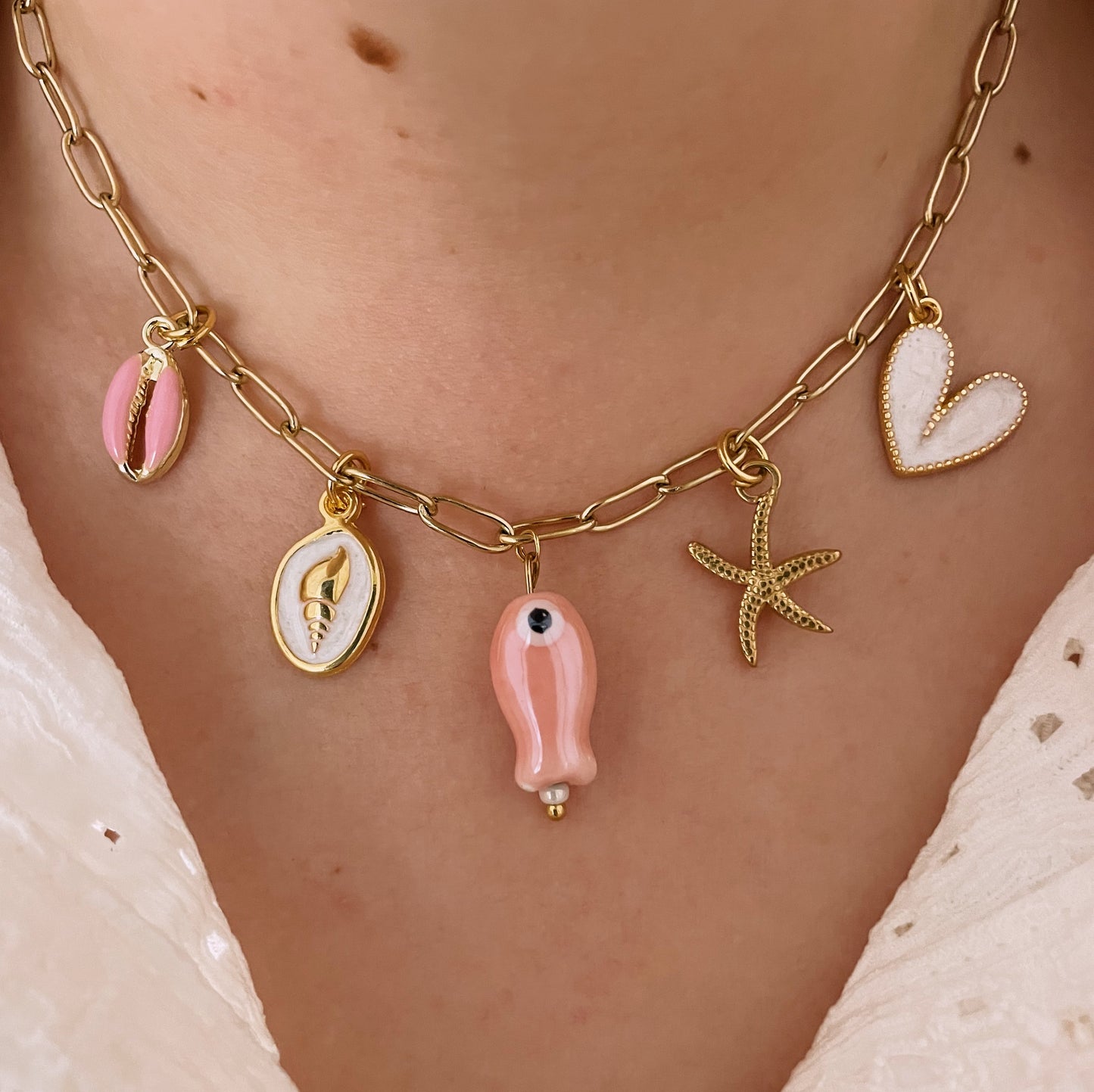 Bibi charm necklace