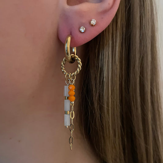 Lisa earrings - orange