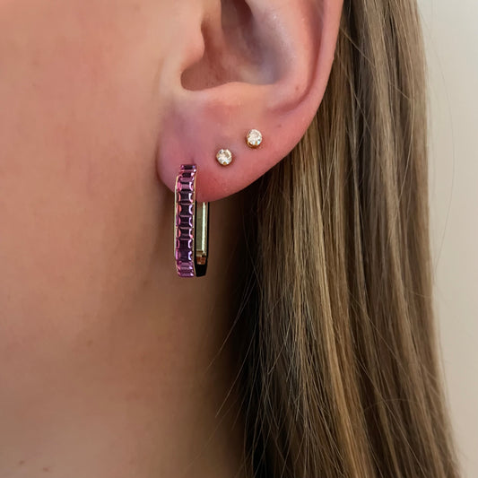 Florentine earrings - pink