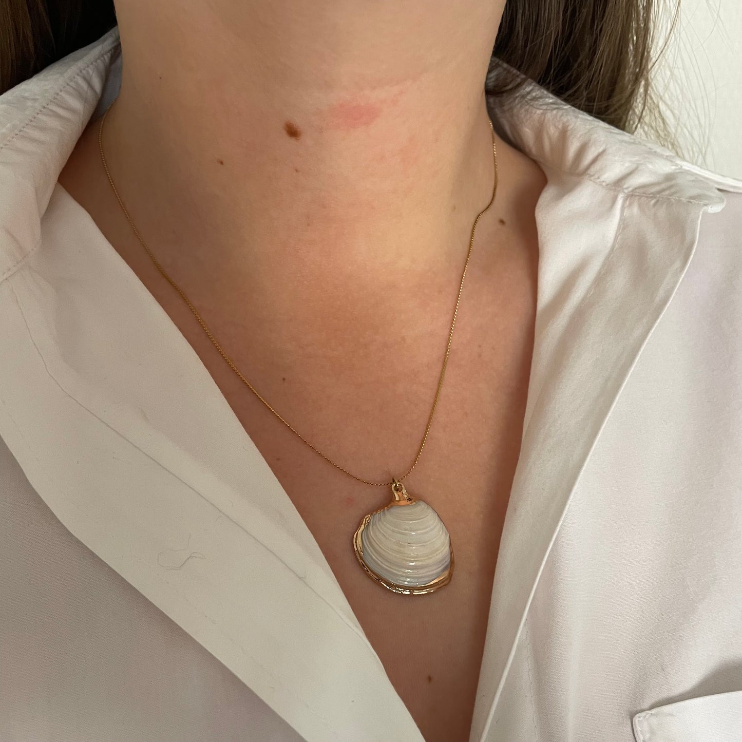 Beach shell necklace