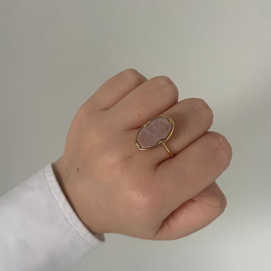 Vintage pink ring