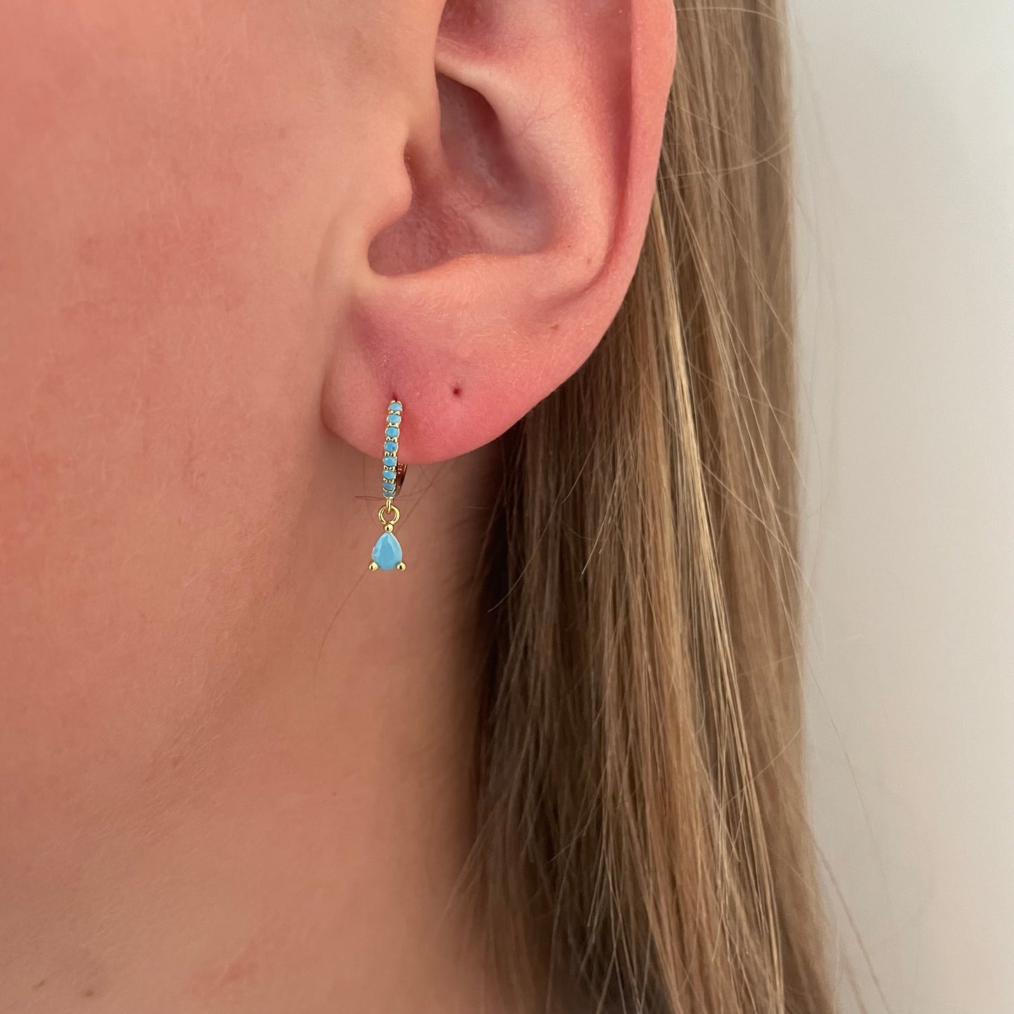 Turquoise drop earrings