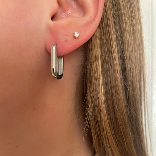 Rectangle earrings