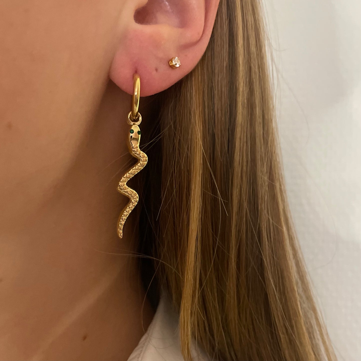 Snake earrings