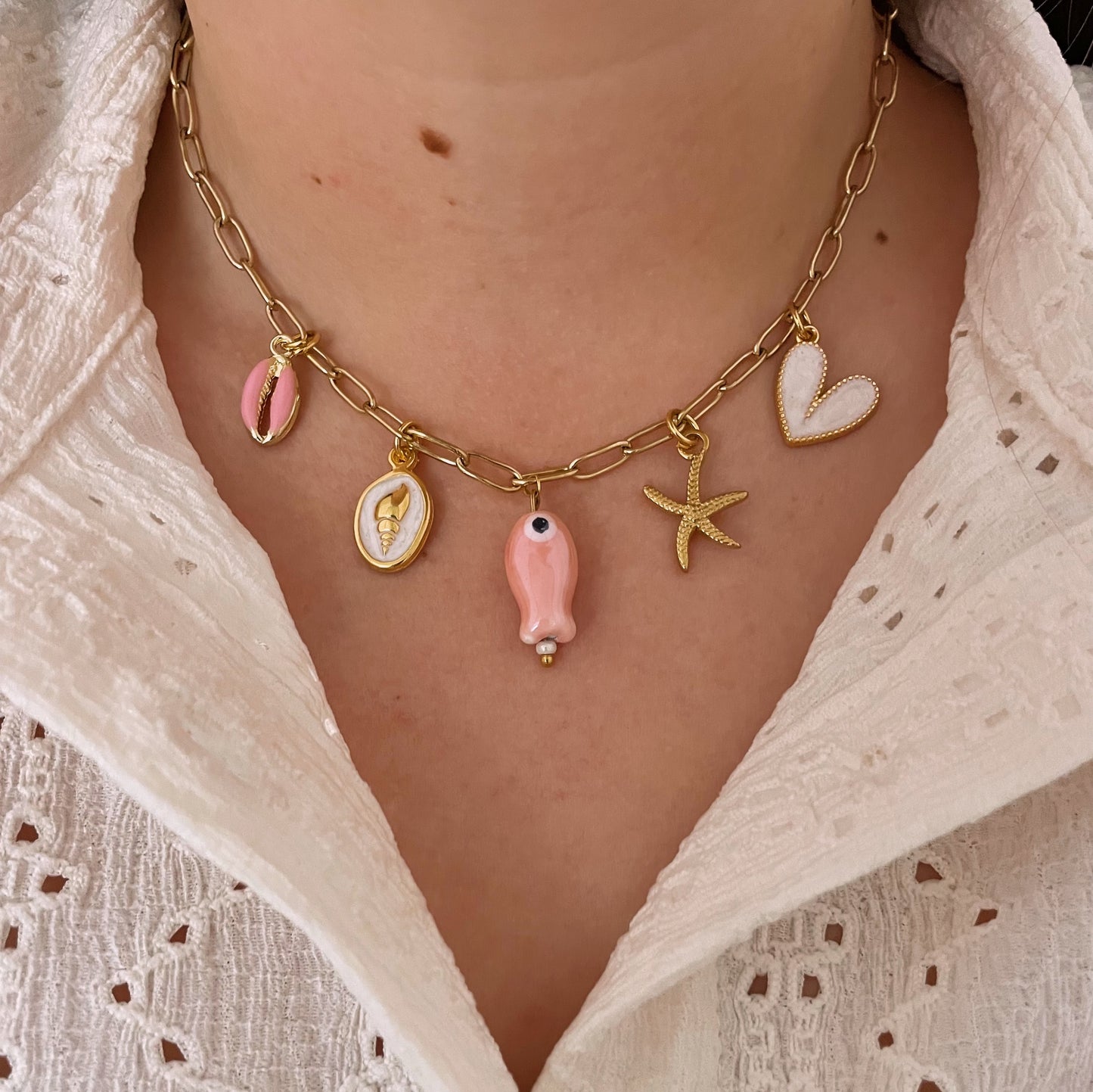 Bibi charm necklace