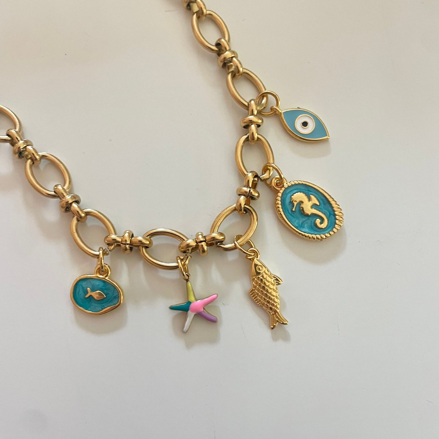 Ocean charm necklace