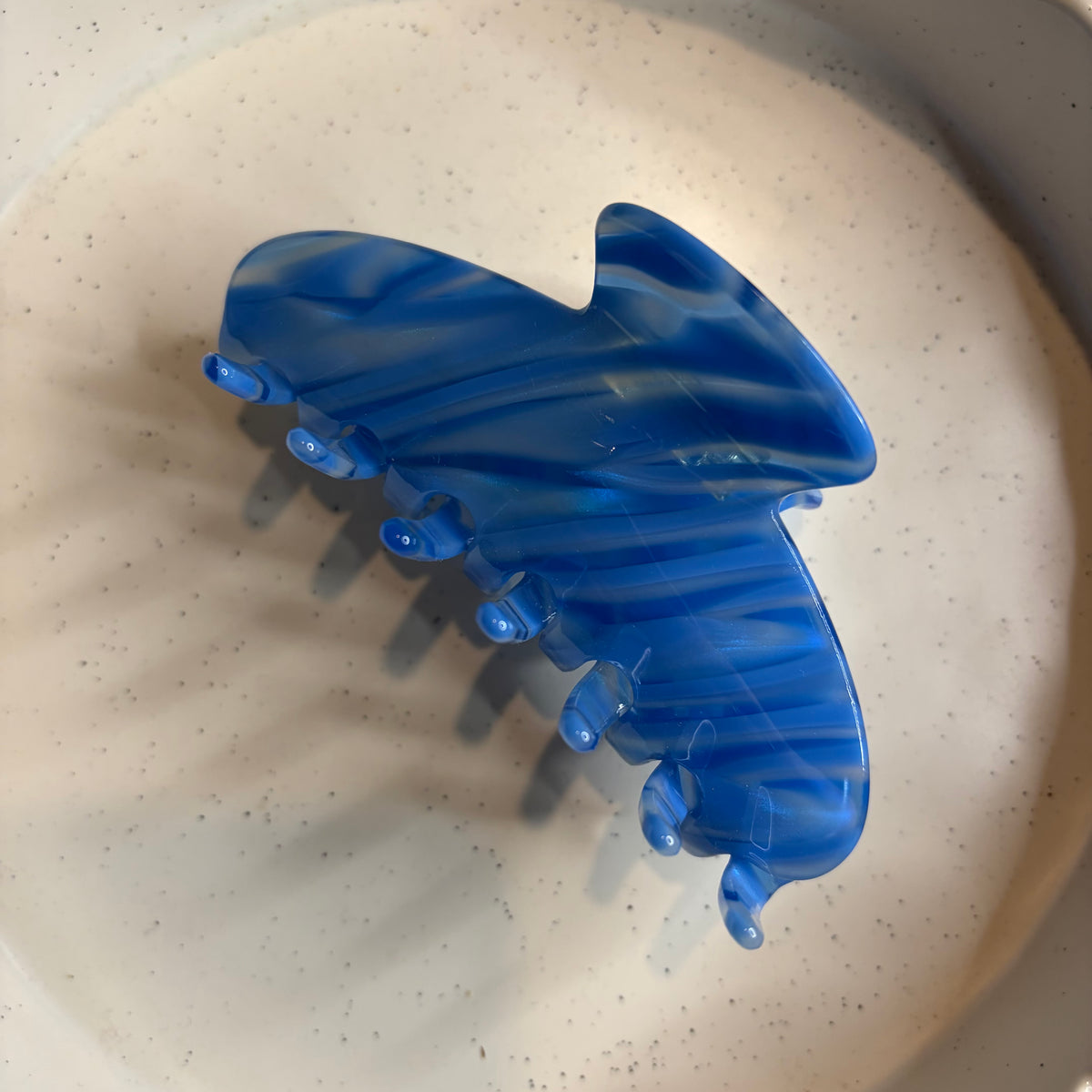 Ocean blue hairclip