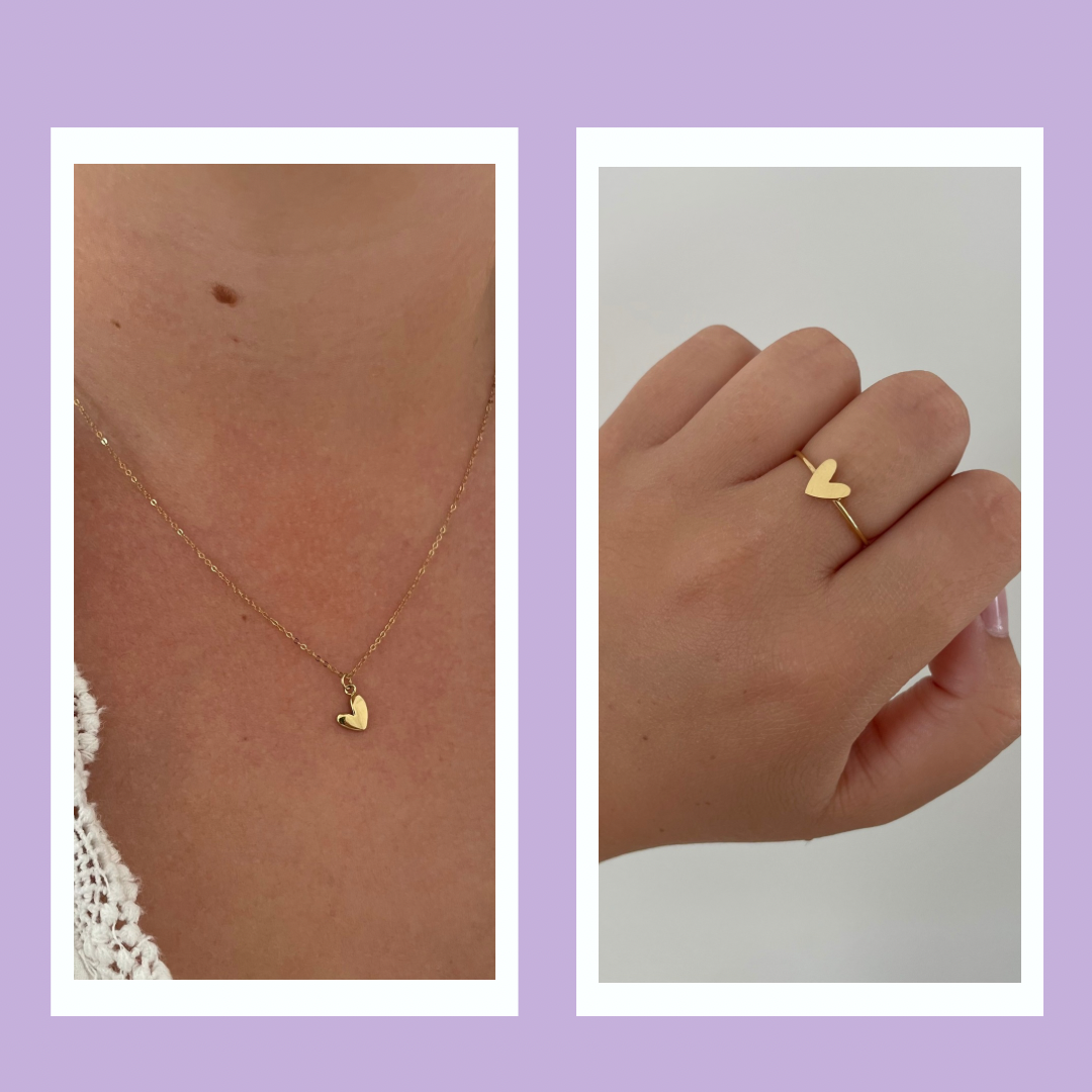 Minimalistic hearts set
