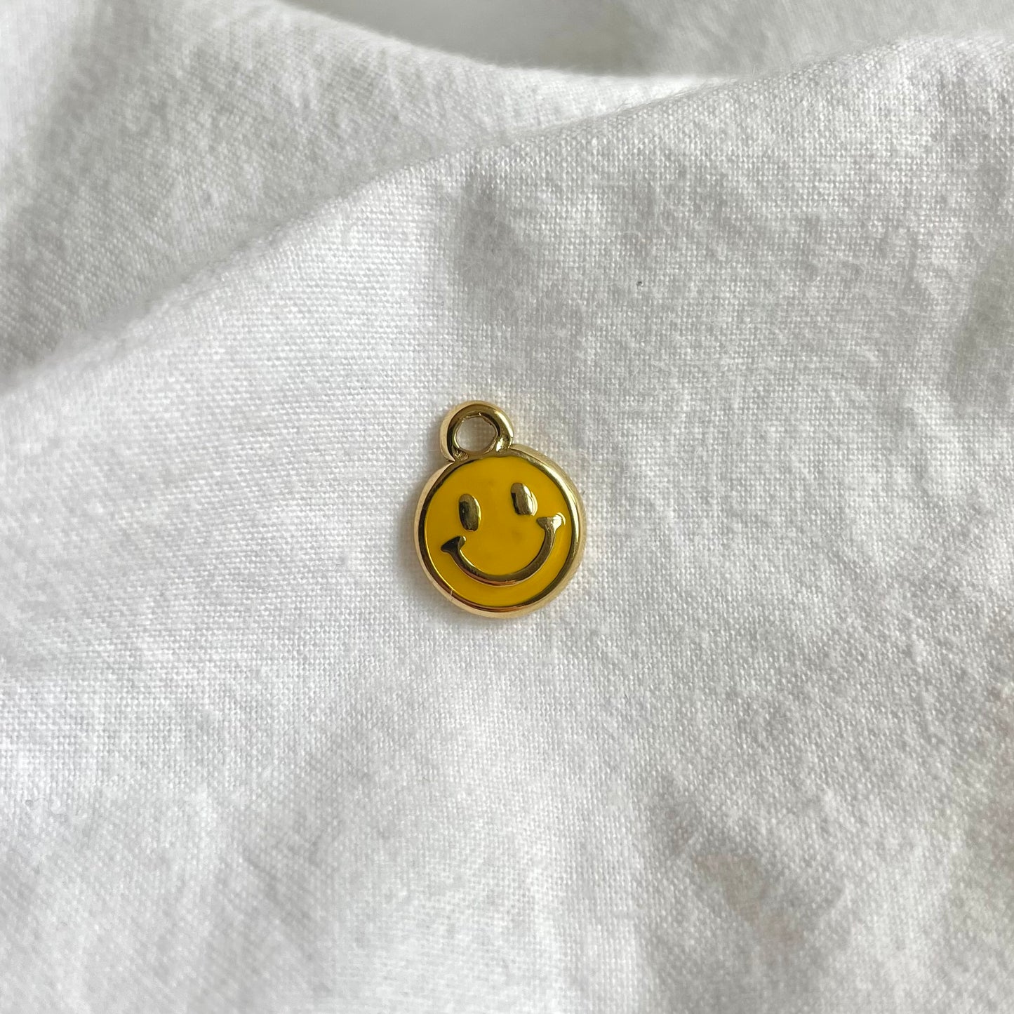 Charm: Gele smiley