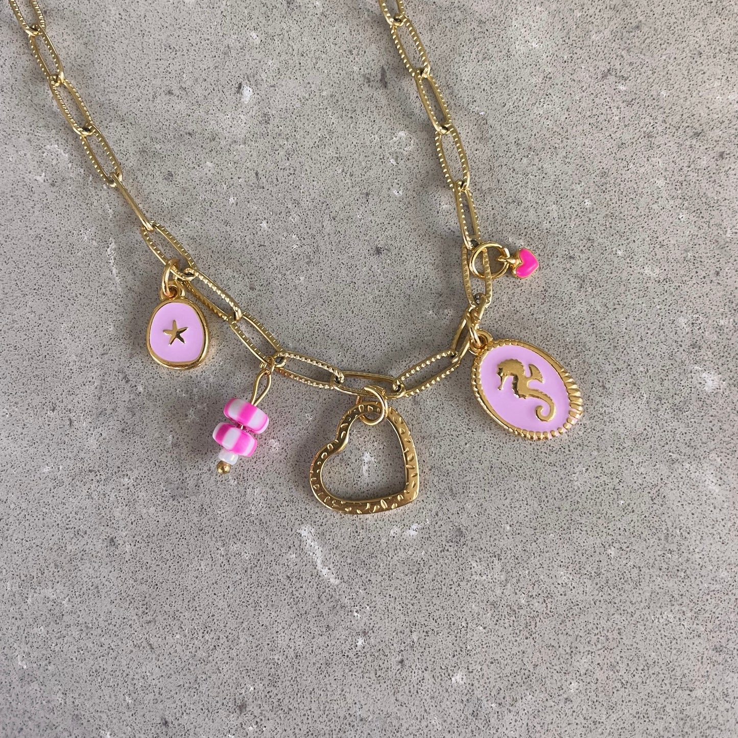 Candy charm necklace