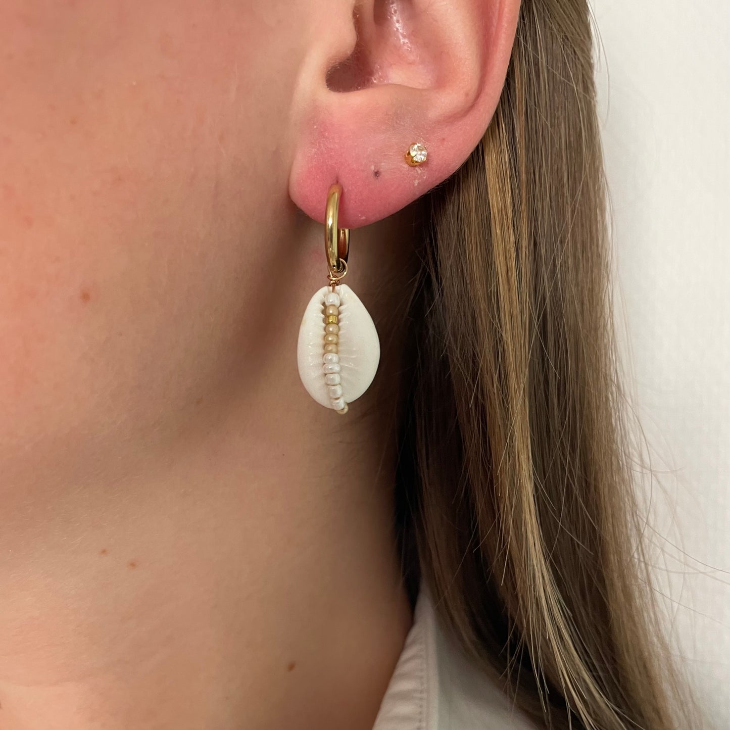 Pearl-shell earrings