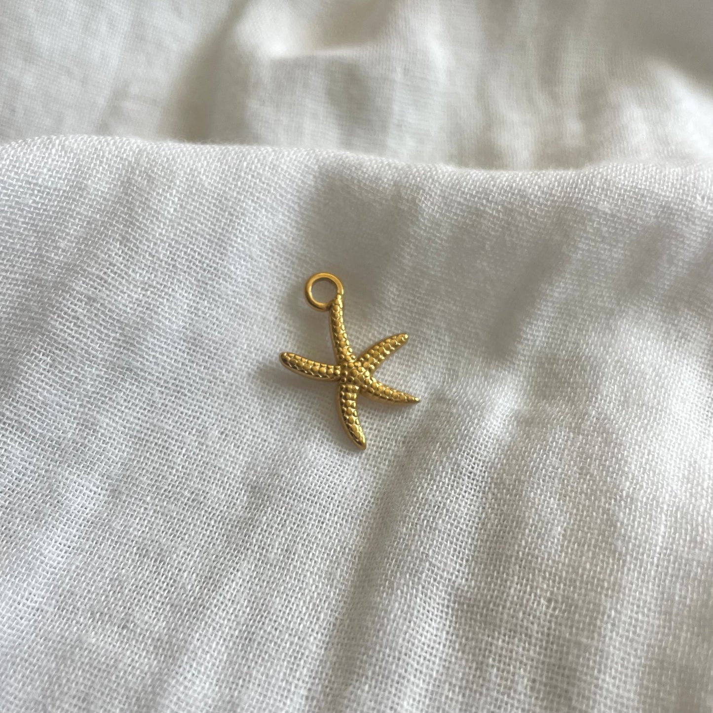 Charm: Gouden zeester