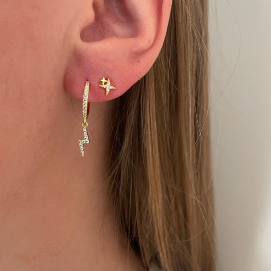Lightning earrings
