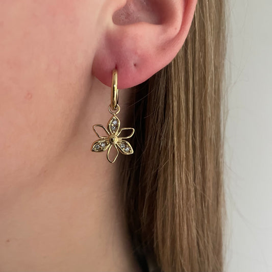 Wild flower earrings