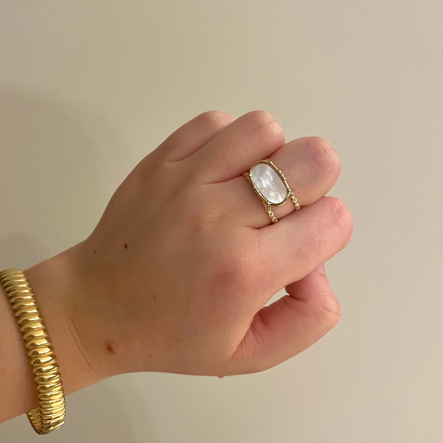 White ring