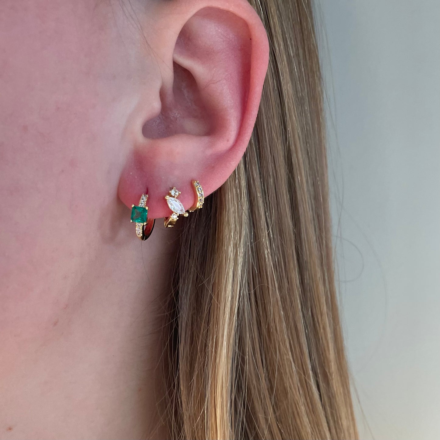 Green Lina earrings