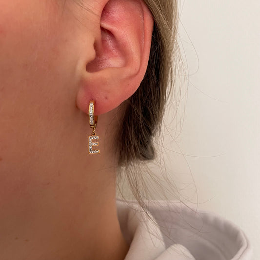 Initial earring - multiple initials
