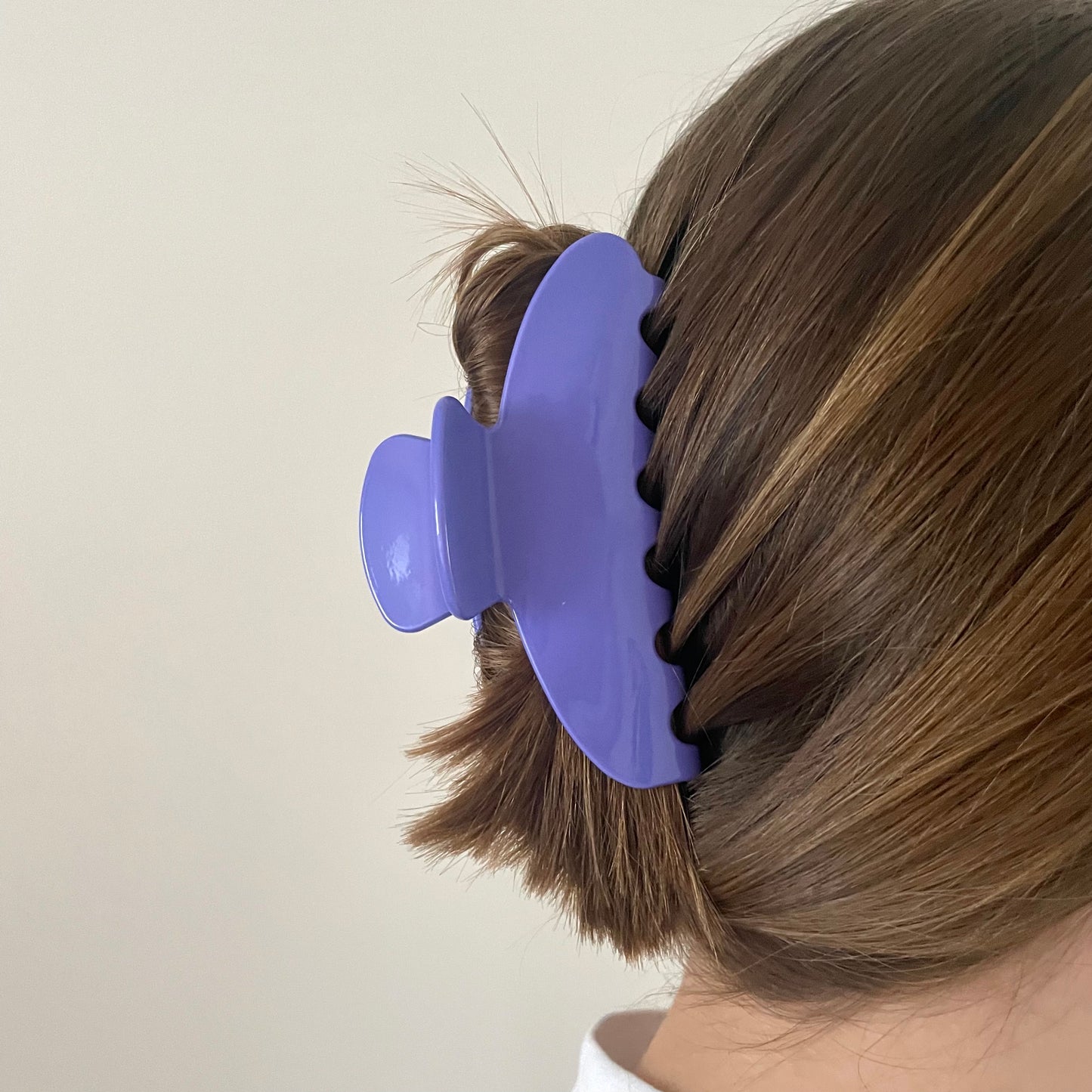 Basic purple hairclip