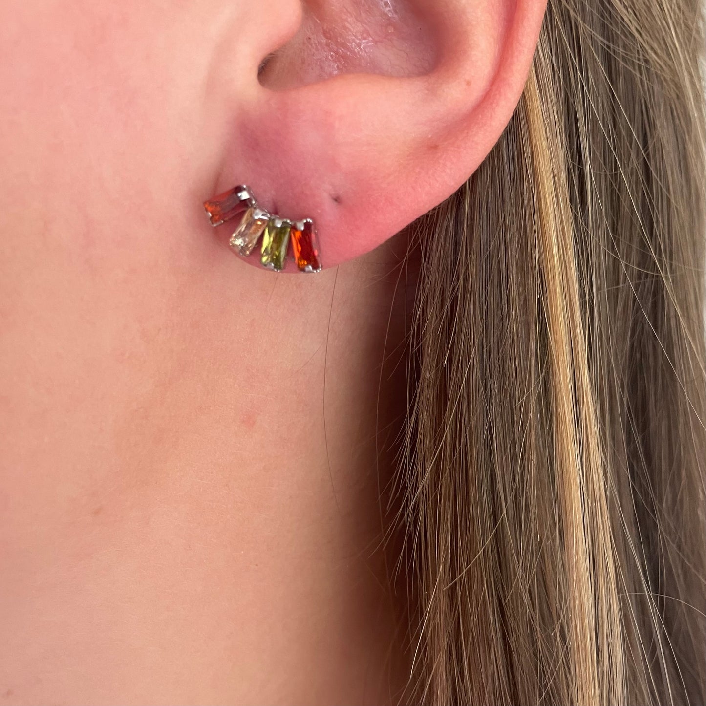 Rainbow earstuds