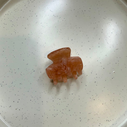 Salmon hairclip