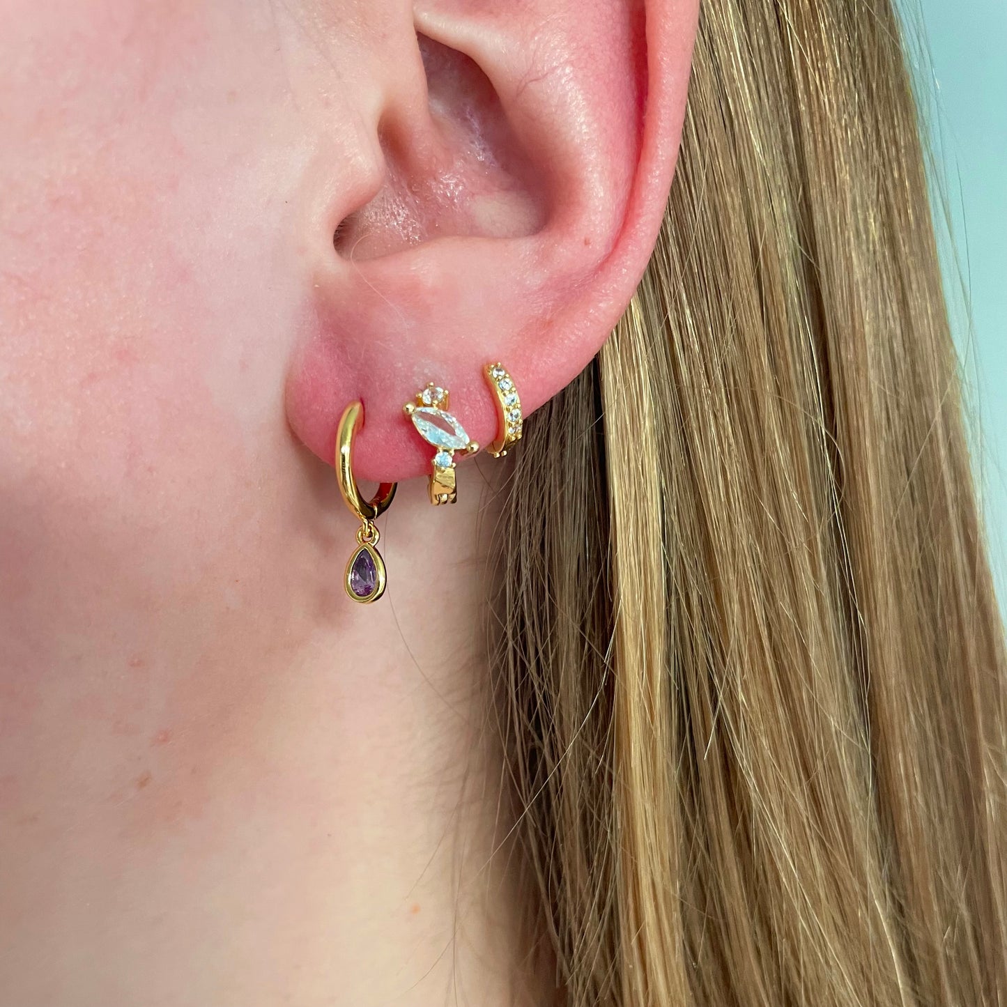 Purple Nova earrings