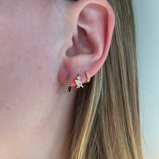 Green Mila earrings