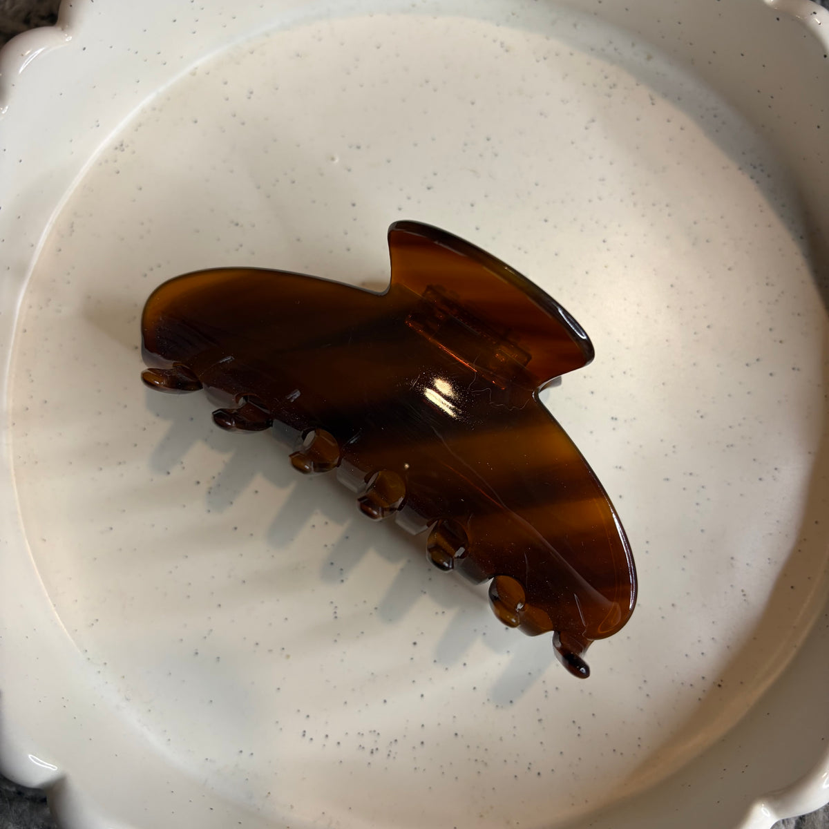 Brown hairclip
