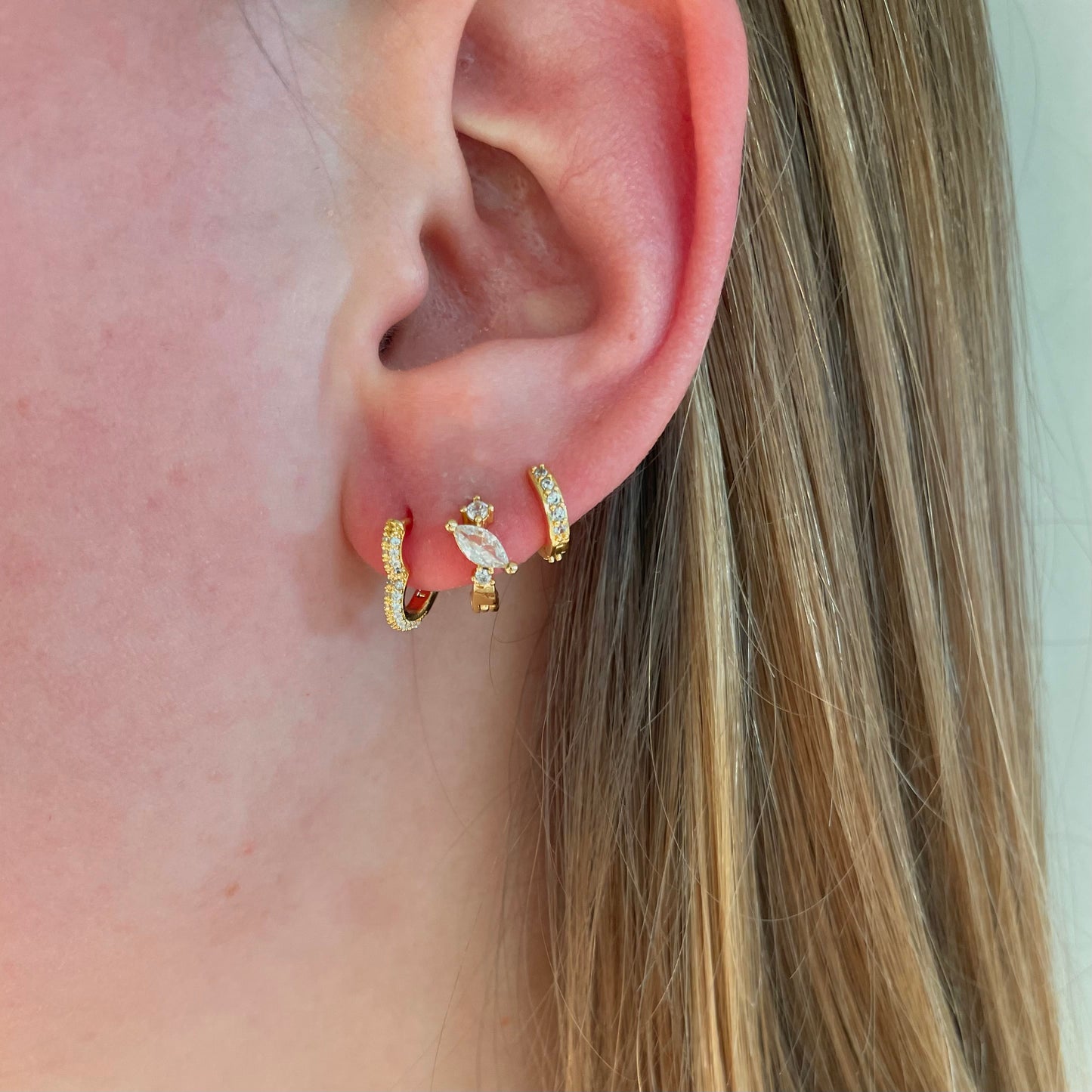 Small heart earrings