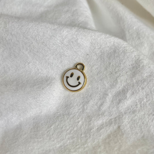 Charm: Witte smiley