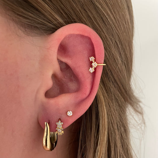 Shiny earcuff