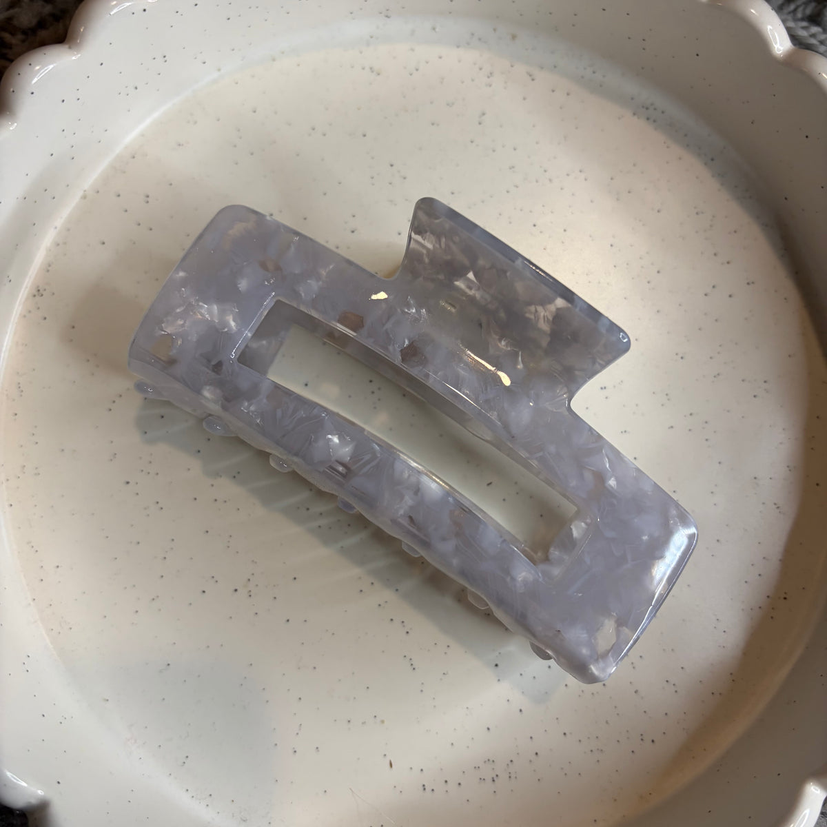 Grey hairclip