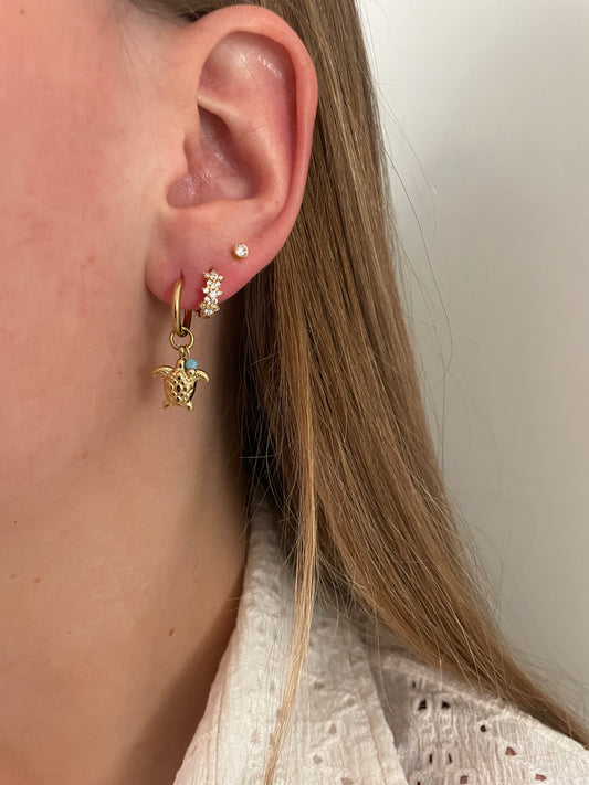 Turtle earrings