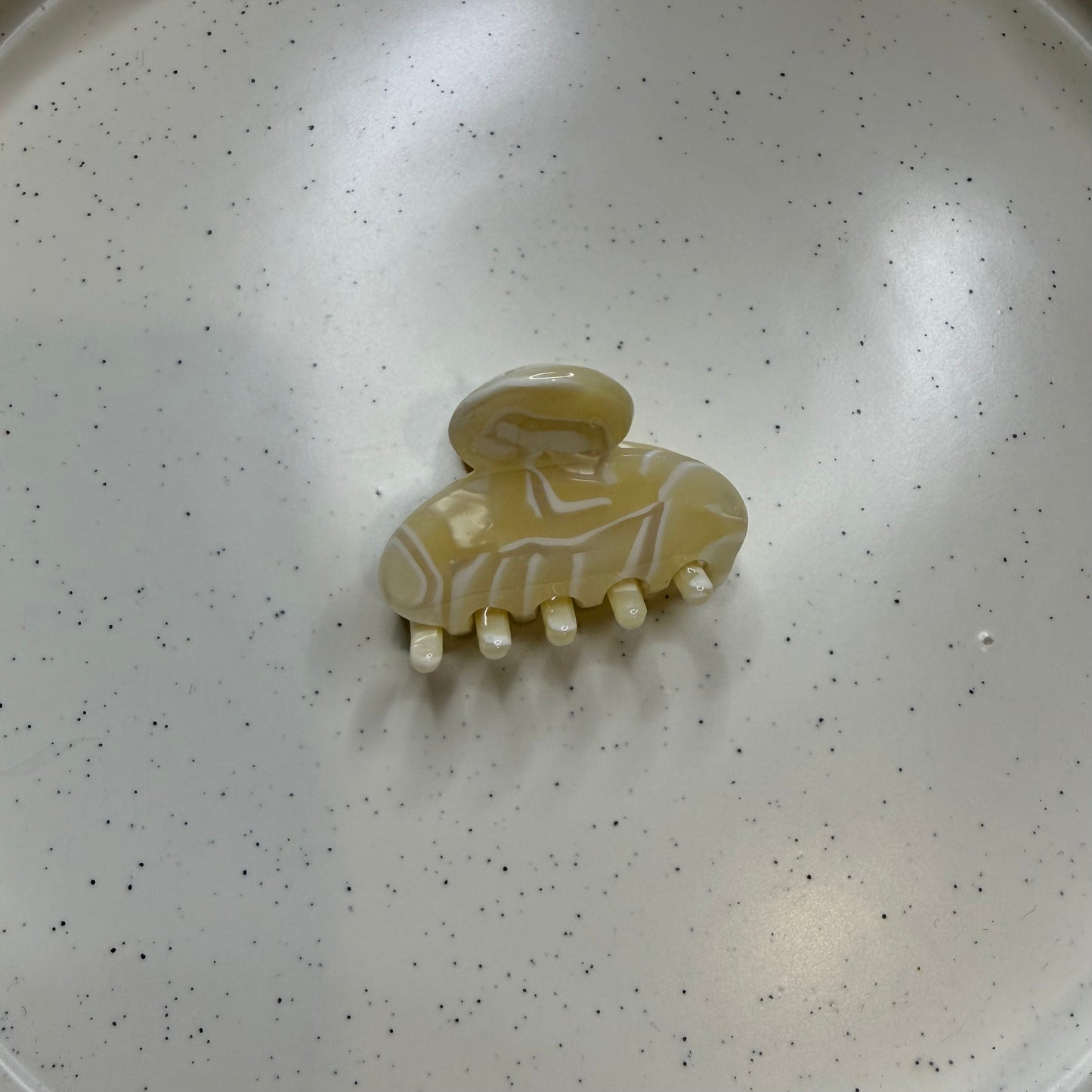 Beige hairclip