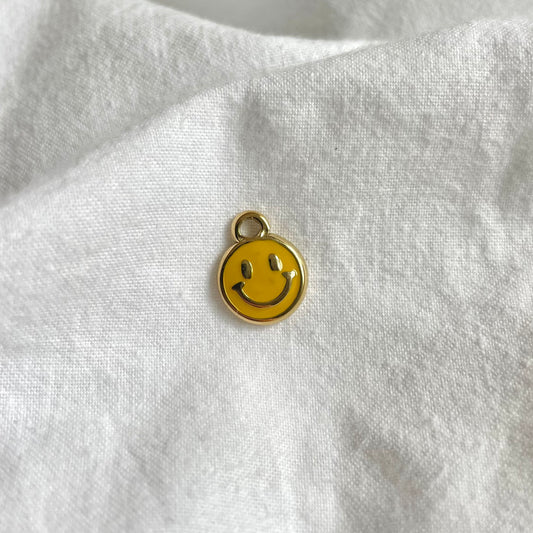 Charm: Gele smiley