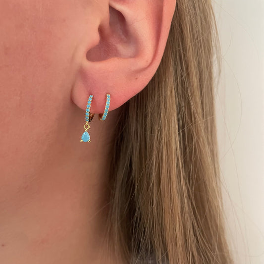 Turquoise drop earrings